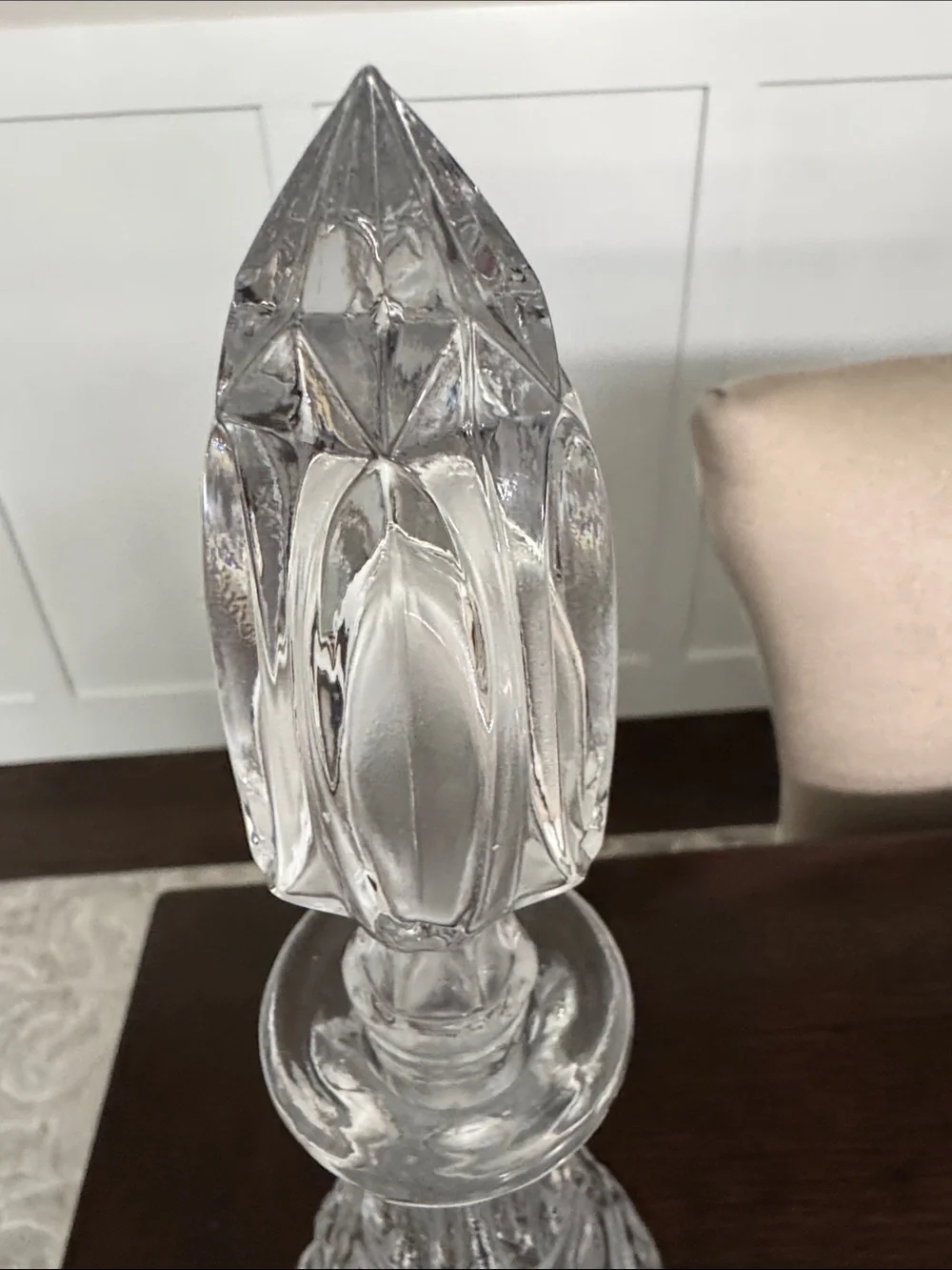 Princess House Cut Crystal Decanter with Stopper - Crystal 24 Lead - W. Germany